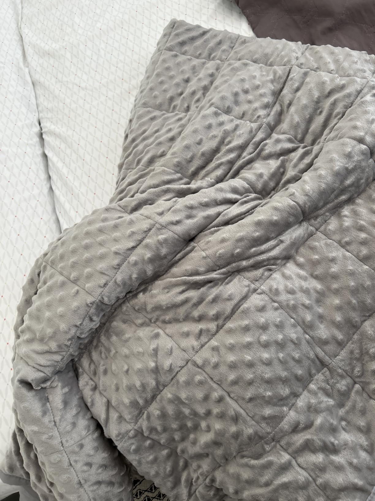 Mr. Sandman Weighted Blanket for Adults, Queen Size 15 lbs, 60