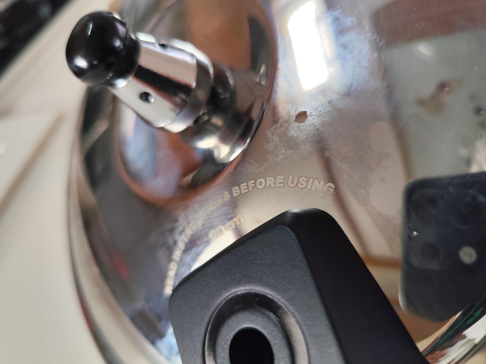 Stainless Steel Pressure Cooker 8 qt Induction Compatible Stove Top Pressure Cooker with Pressure Indicator Safeguard Devices customer photo 2