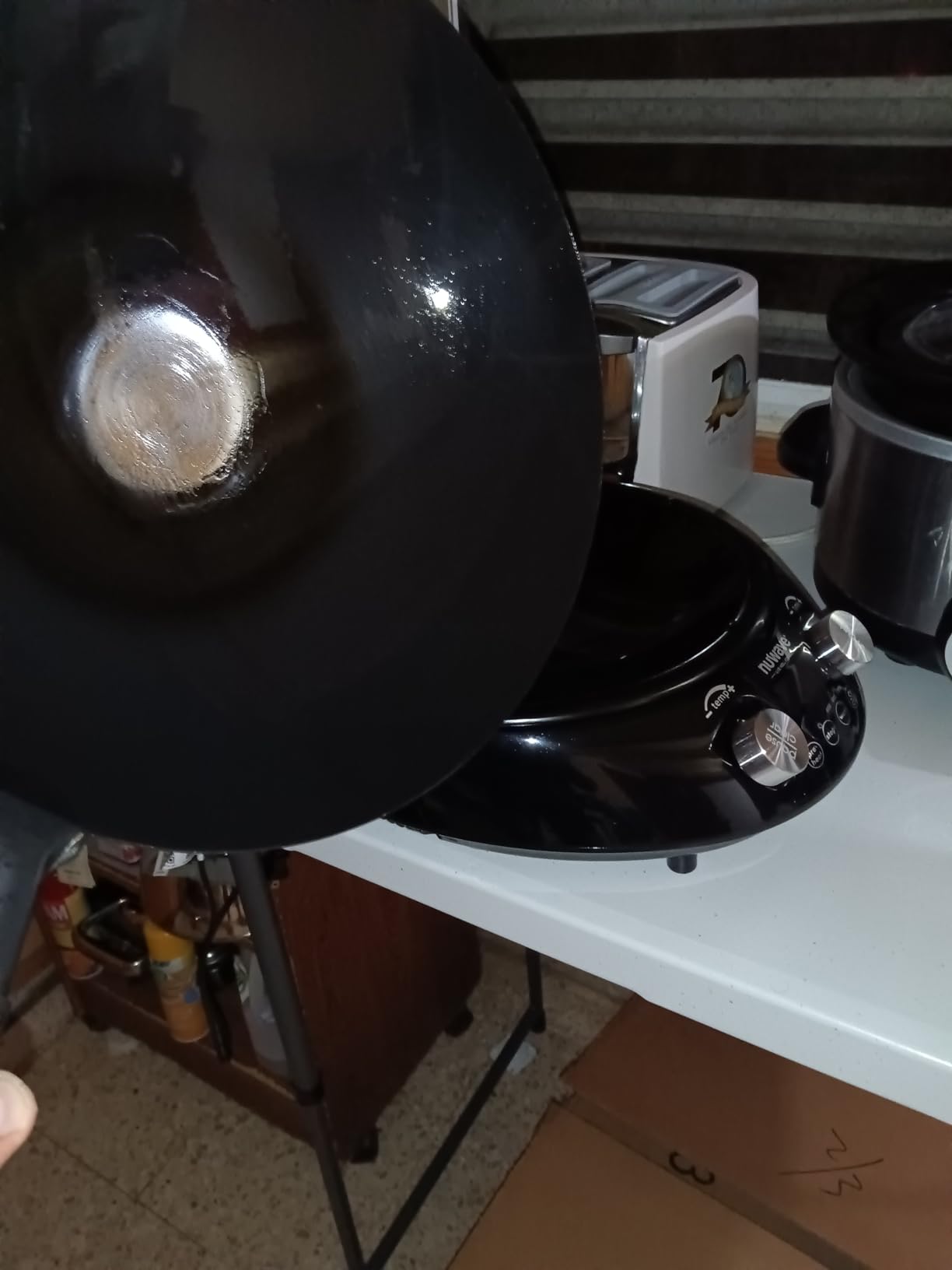 Nuwave Induction Wok, 3 Wattages 600, 900 & 1500, 100°F-575°F in 5°F | Precise Temp Controls, Infuse Complex Charred Aroma & Flavor, Authentic 14-inch Carbon Steel Wok Included, Wok Hei customer photo 1