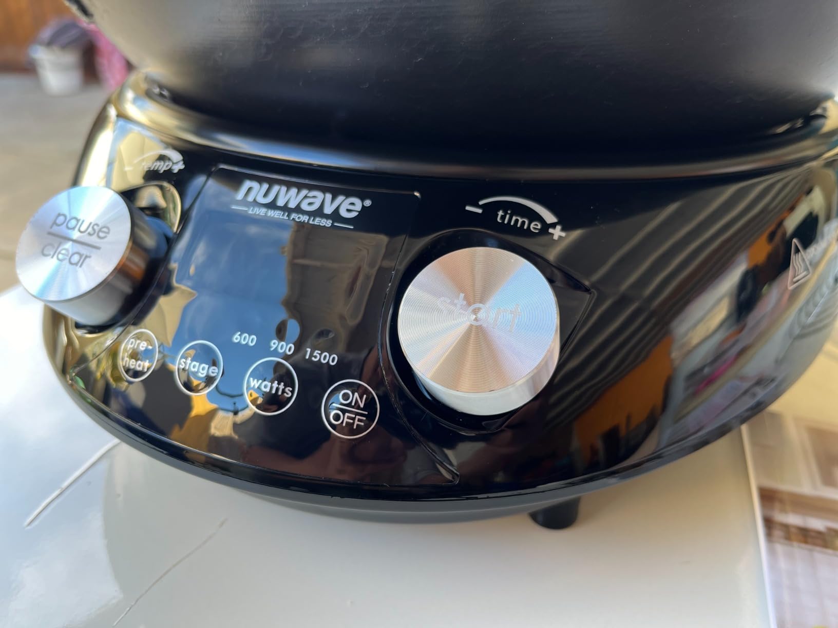 Nuwave Induction Wok, 3 Wattages 600, 900 & 1500, 100°F-575°F in 5°F | Precise Temp Controls, Infuse Complex Charred Aroma & Flavor, Authentic 14-inch Carbon Steel Wok Included, Wok Hei customer photo 2