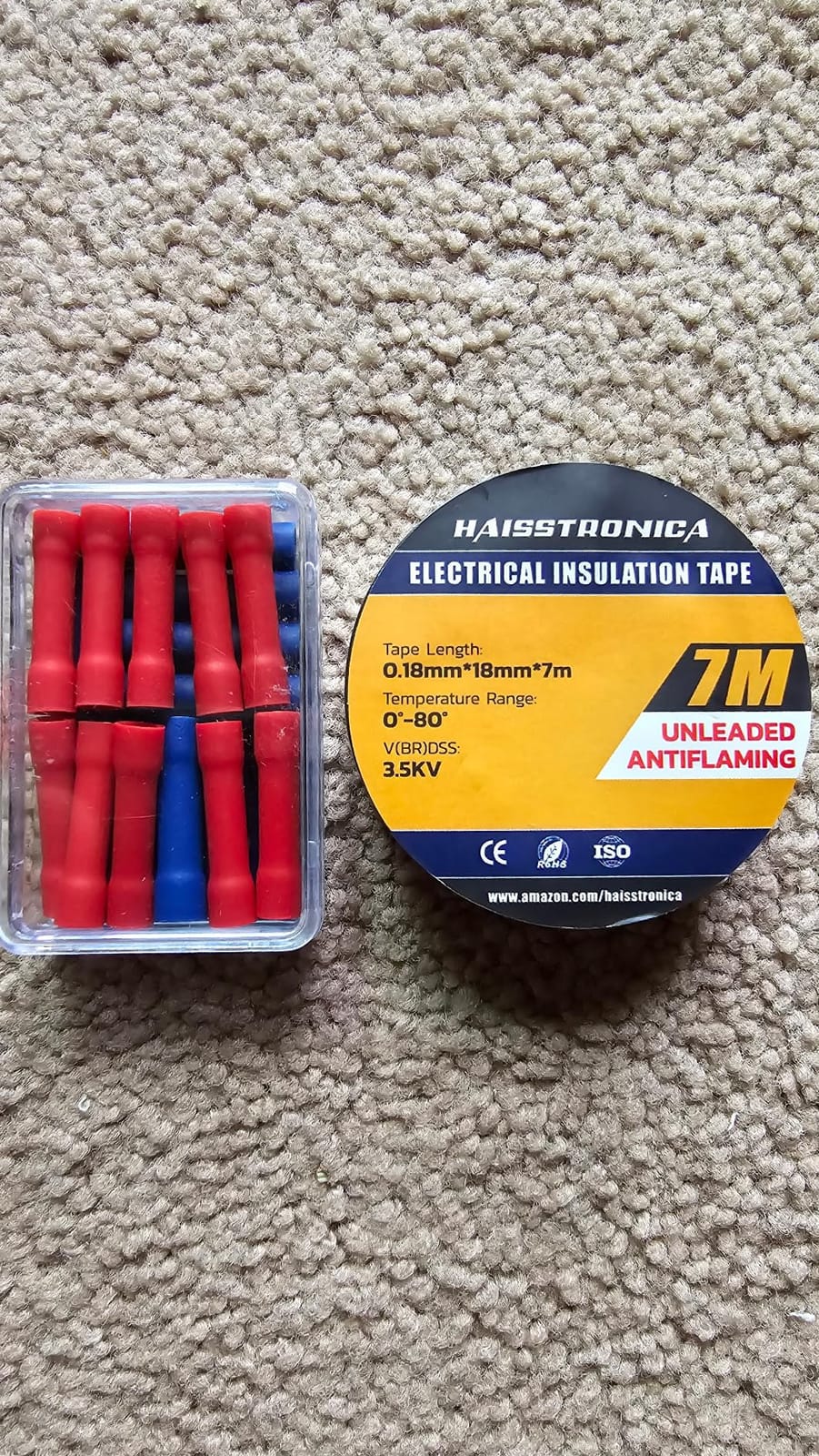 haisstronica 8PCS Electrician Tool Kit, Automatic Wire Stripper, Pliers | Voltage Pen, 2 Drivers, Utility Knife, Tape, Storage Case, Electronics Repairs customer photo 1