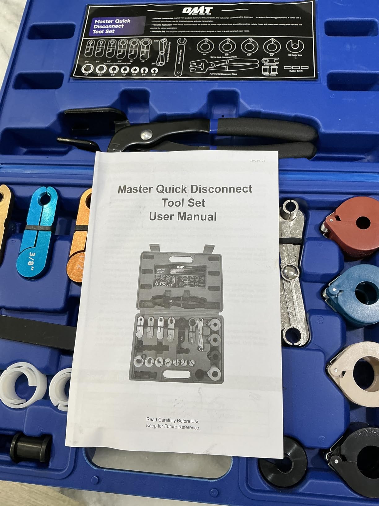 OMT 26Pc Quick Disconnect Tool Kit, Auto Fuel AC & Transmission Lines customer photo 2