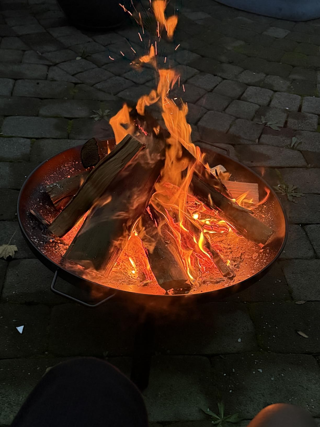 GasOne 23 in Outdoor- Wood Burning Fire Pit - Durable Alloy Steel Fire Pits for Outside - Small Fire Pit for Backyard, Porch, Deck, Camping, BBQ customer photo 1