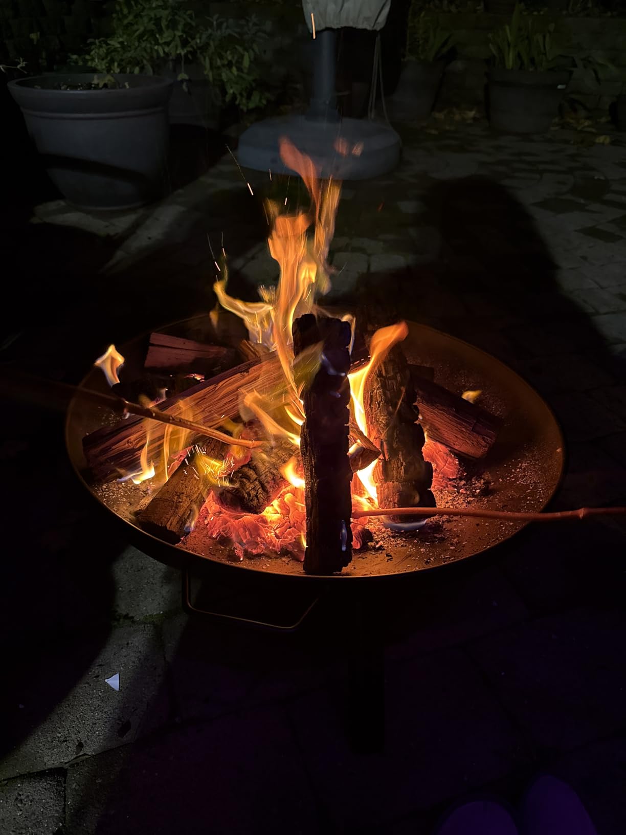 GasOne 23 in Outdoor- Wood Burning Fire Pit - Durable Alloy Steel Fire Pits for Outside - Small Fire Pit for Backyard, Porch, Deck, Camping, BBQ customer photo 2