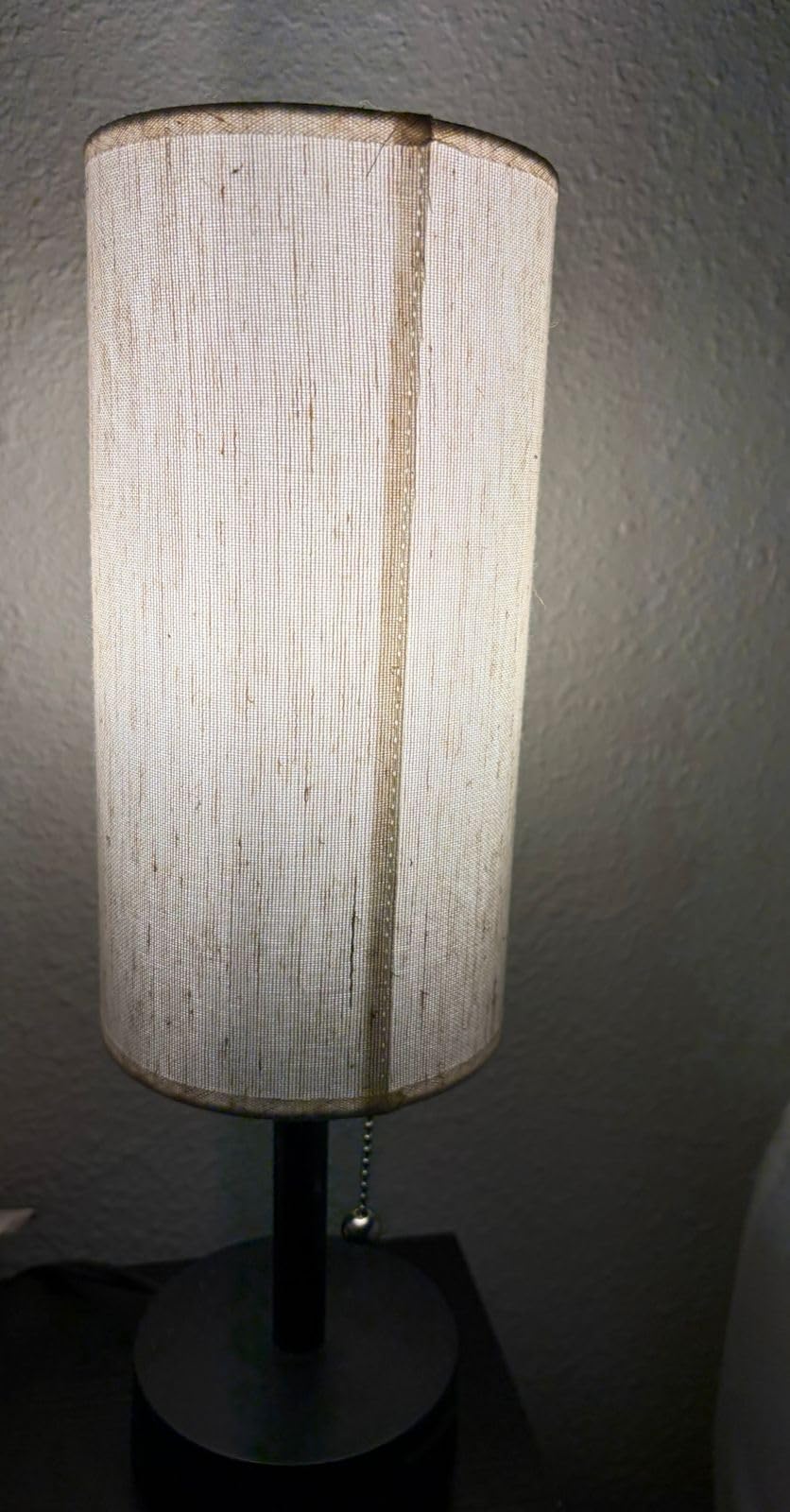 Bedside Table Lamps Set of 2 - Bedroom Lamp for Desk, AC Outlet | Pull Chain, 3 Color Temperatures (3000K/4000K/5000K), LED Bulbs Included, 14in Small Lamp for Dorm, Nightstand, Living Room customer photo 2