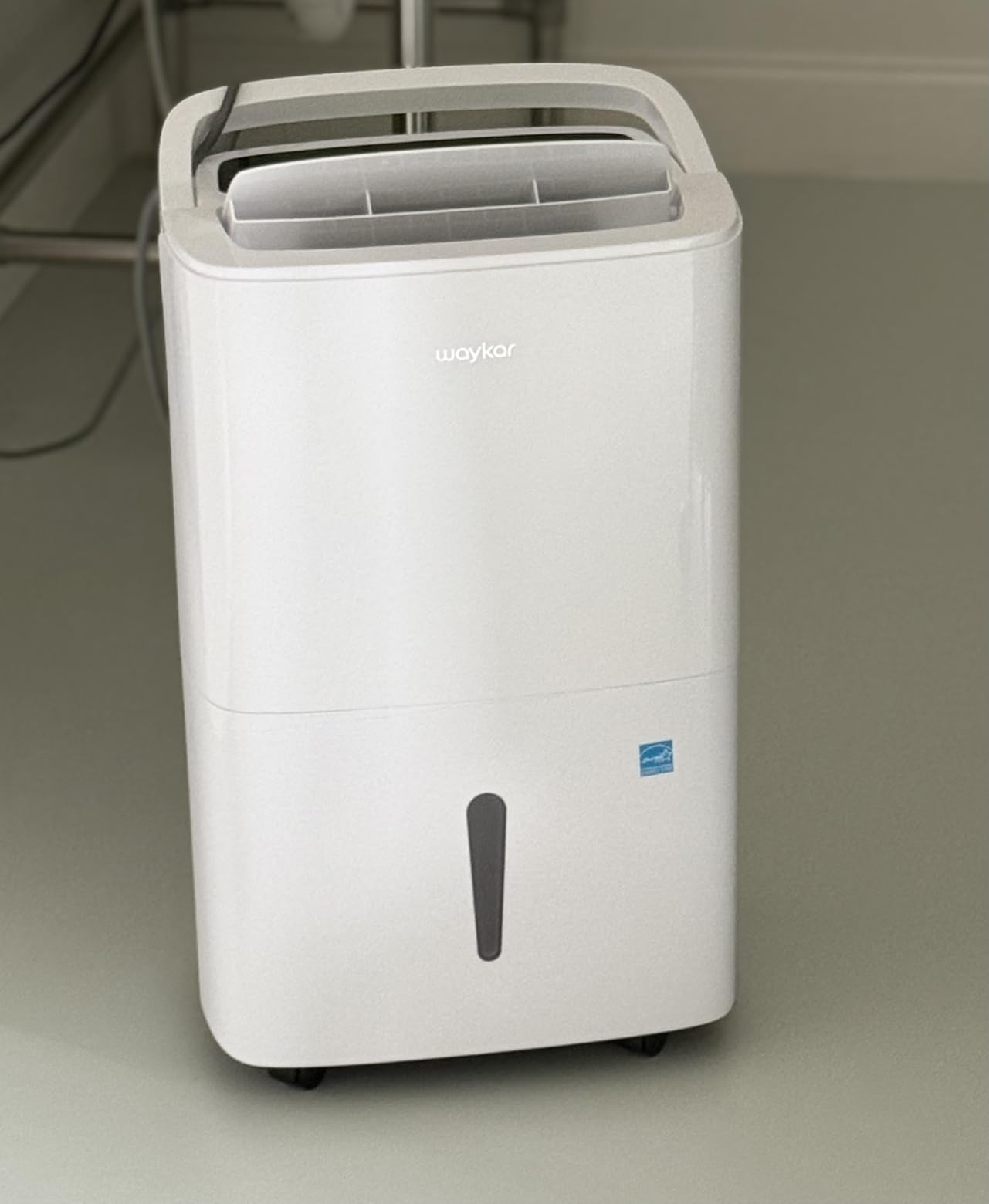 Waykar 150 Pints 7000 Sq.Ft Energy Star Dehumidifier with Pump for Basement | Self-Drying, Ideal for Commercial and Large Room, Warehouse, Continuous drainage support, Auto-defrost, 30-80% RH Control customer photo 1