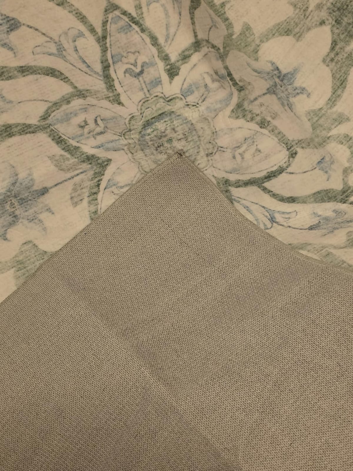 RELEANY Washable Area Rug, Runner 2'x6', Brick/Brown/Green - Non-Slip, Water Repellent, Pet Friendly, Vintage Floral Boho customer photo 2