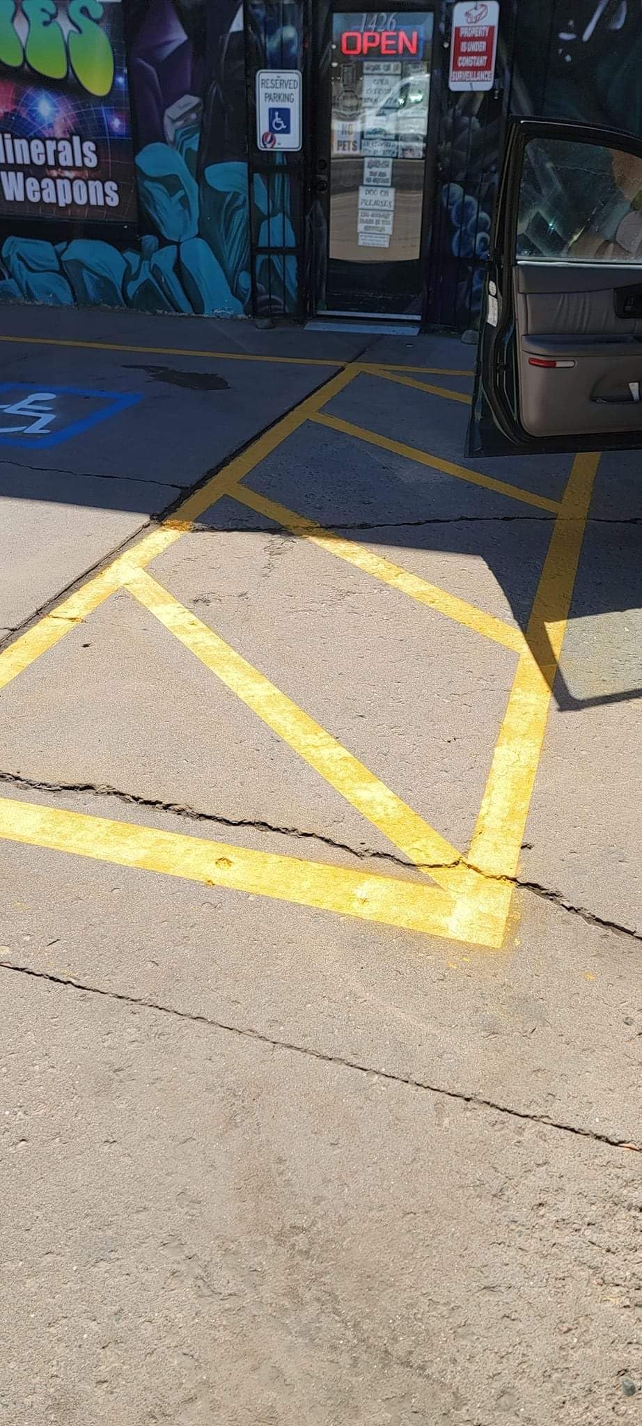 Heavy Duty Striping Line Marking Machine, Compatible with Inverted Spray Paint, 9.8