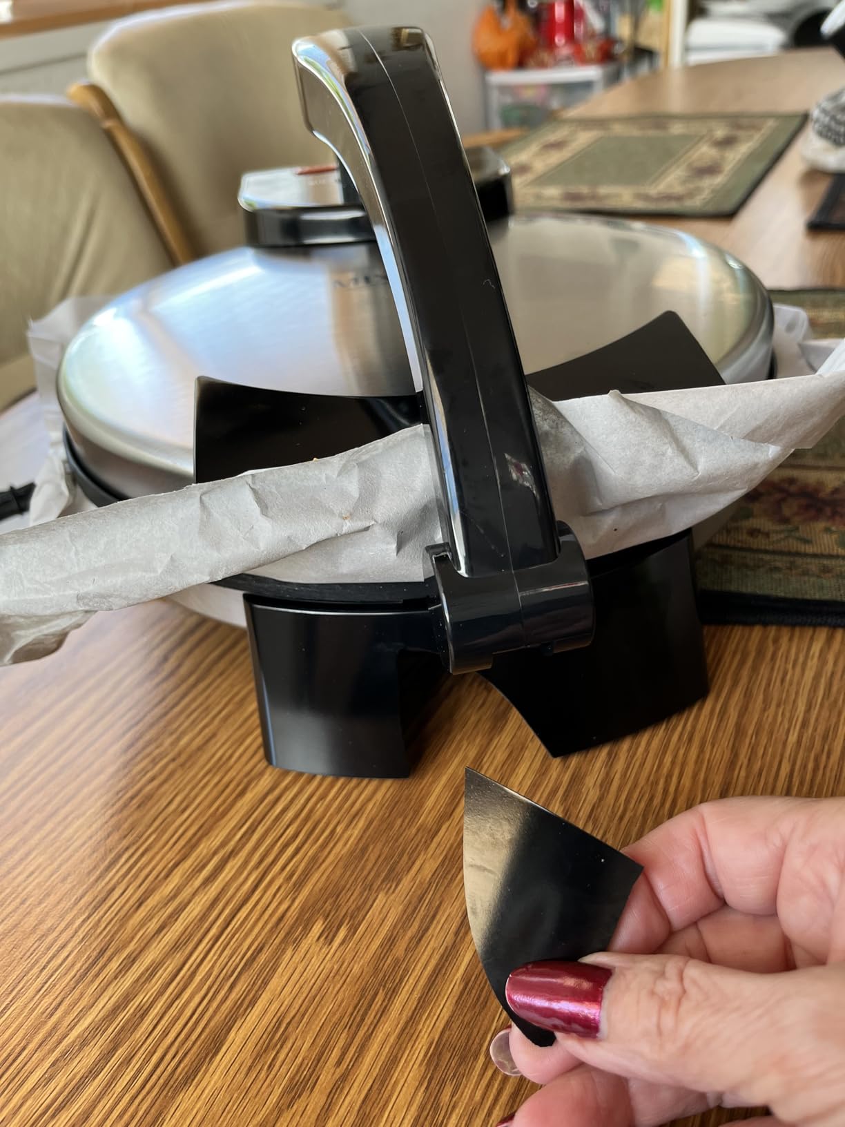 10in Electric Tortilla Maker - Non Stick, Temperature Control, Stainless Steel Cover, 110V US Plug customer photo 1