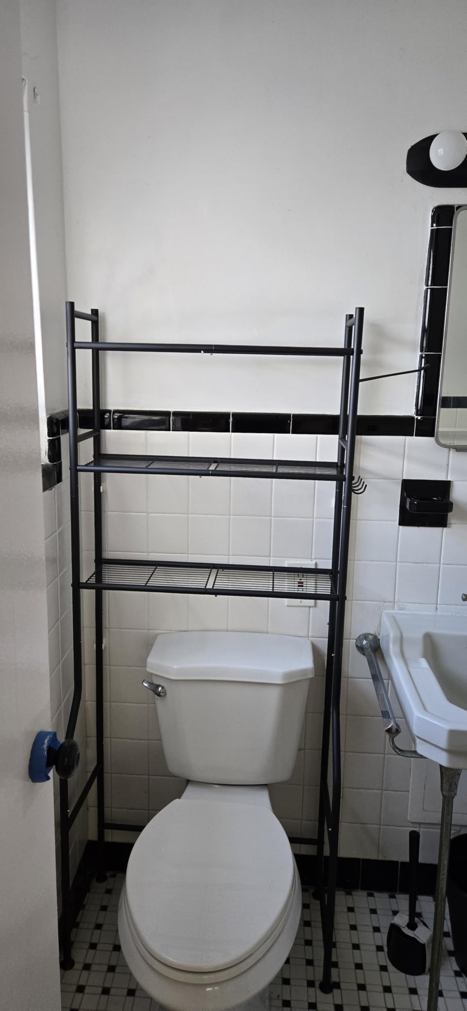 GloTika 3-Tier Over Toilet Storage, Anti-Tilt, 64