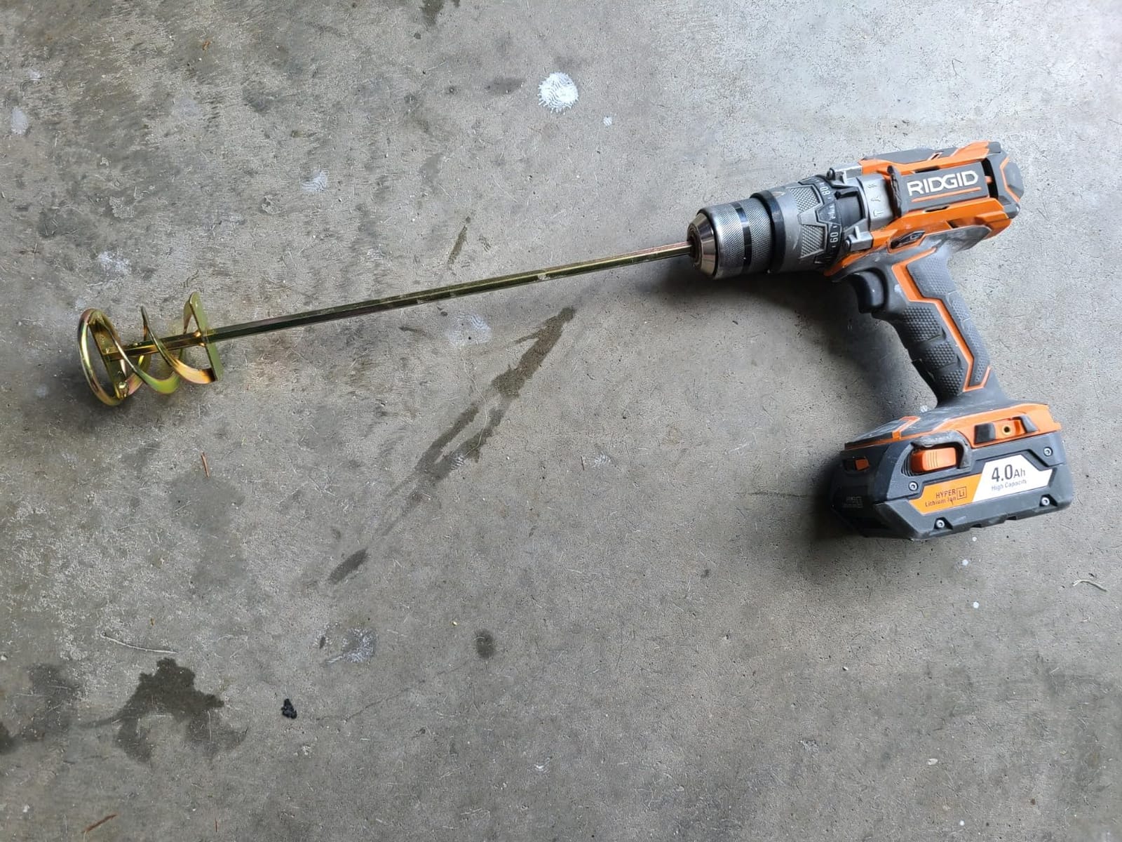 Paint Mixer for Drill - Drill Paint Mixer Works with Any Drill Bit - Rust-Proof Paint Stirrer for Drill - Paint Stirring Drill Attachment for 1-5 Gallon Bucket - Drill Mixer for Paint, Resin & Epoxy customer photo 2