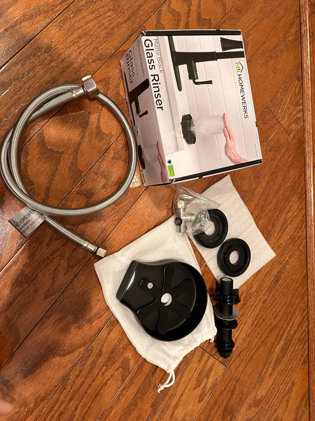 Homewerks GR001SS Glass Rinser for Kitchen Sinks, Bar Glass Rinser Stainless Steel customer photo 2