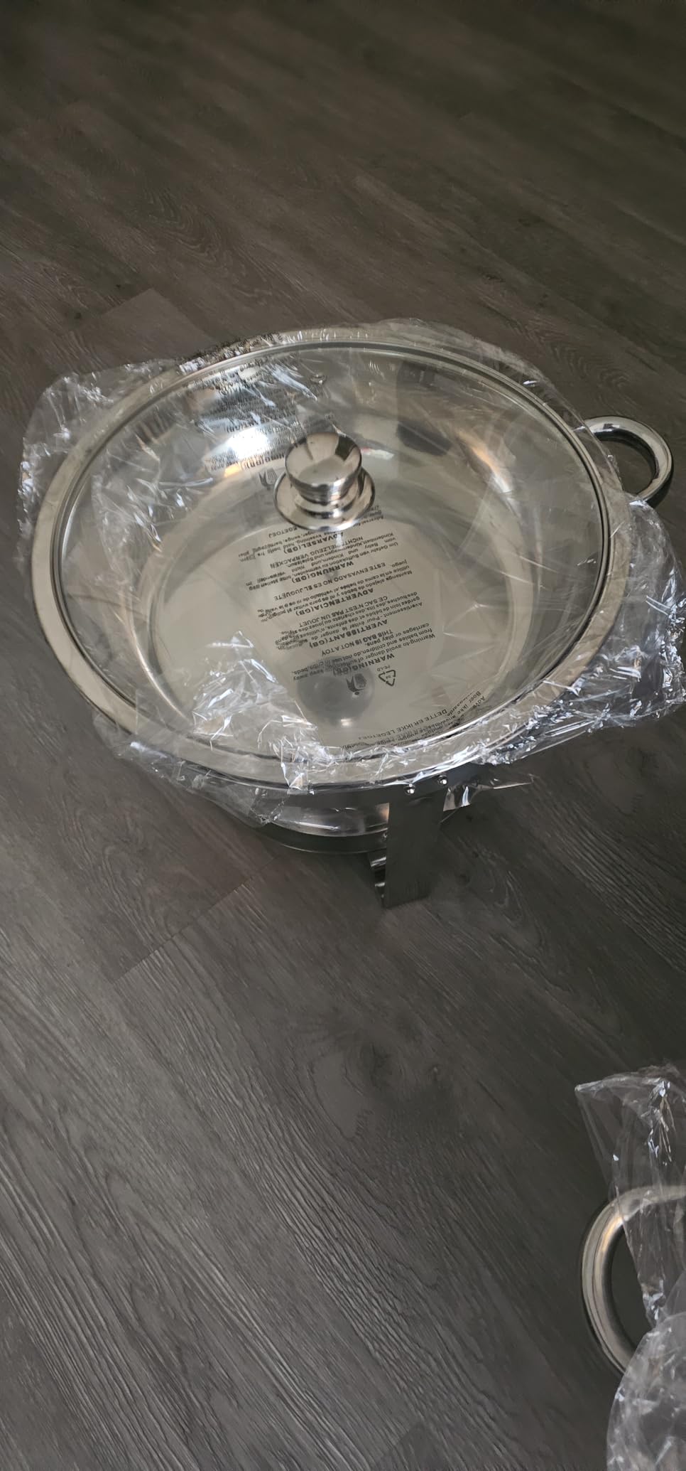 Rengue 6QT Chafing Dishes for Buffet, 4 Pack Stainless Steel Round Chafing Dish Buffet Set, Heating and Cooling Buffet Servers and Warmers, Food Warmers for Parties Buffet,Gatherings,Banquets,Weddings customer photo 1