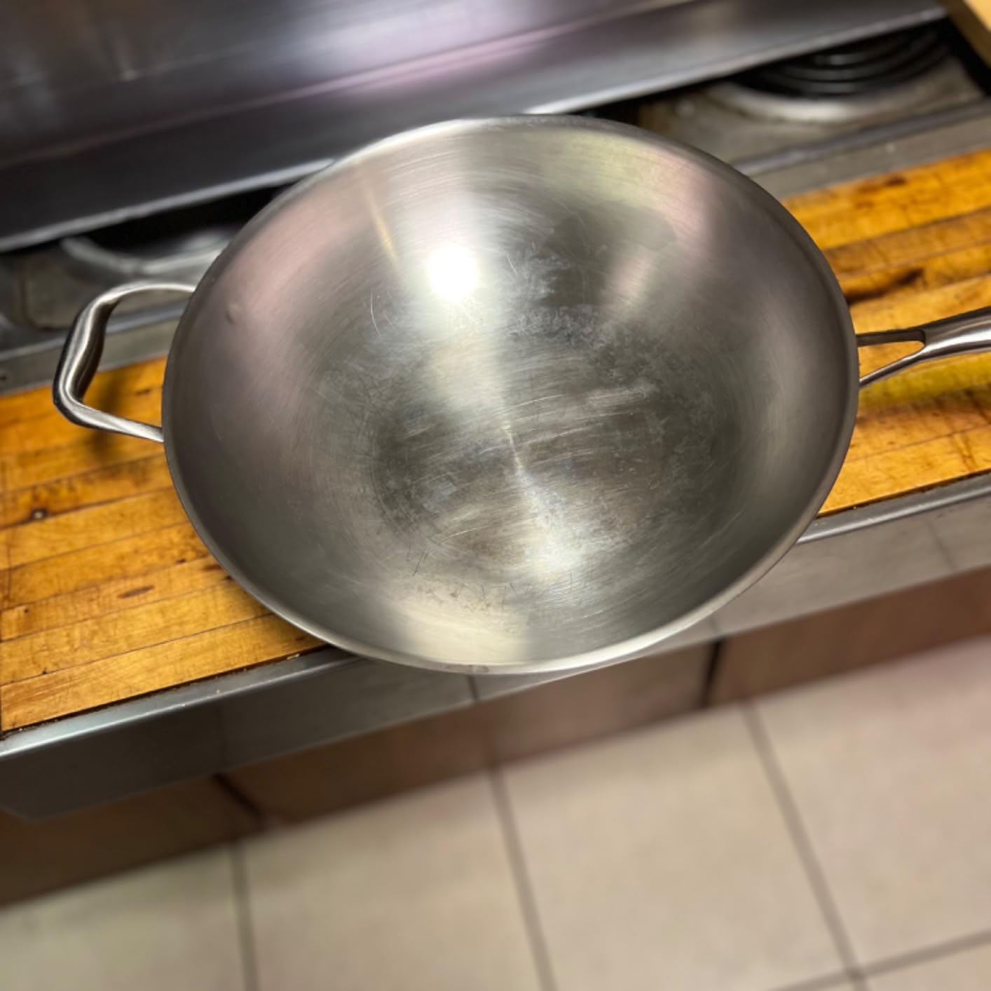 LOLYKITCH 13-Inch Stainless Steel Wok with Glass Lid | Detachable Handle customer photo 1