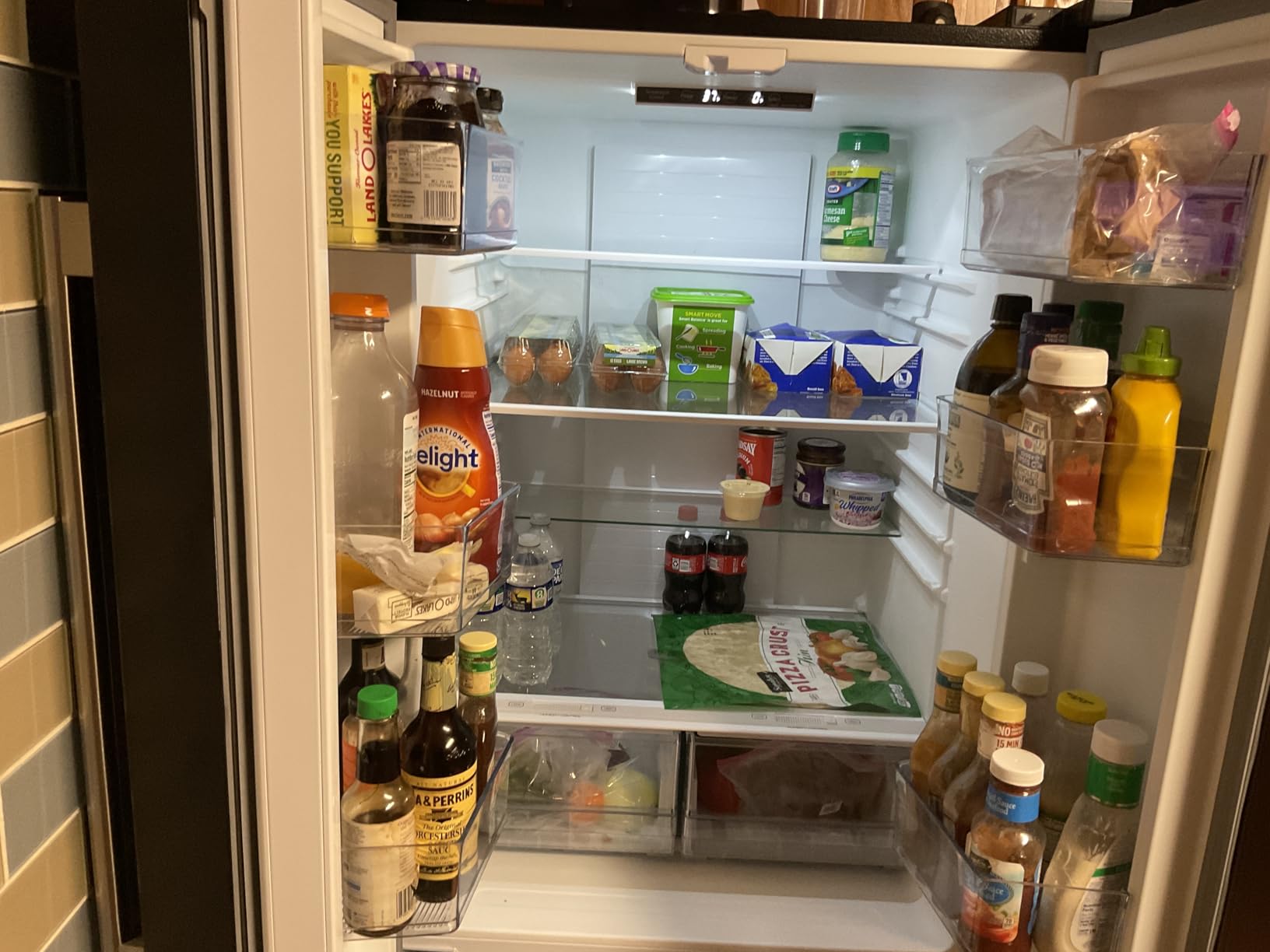 BLACK+DECKER 18 Cu. Ft. French Door Refrigerator, Ice Maker, Stainless Look | Full Size Refrigerator with Bottom Mount Freezer Drawer, Frost Free, ENERGY STAR Certified, Auto Defrost customer photo 2