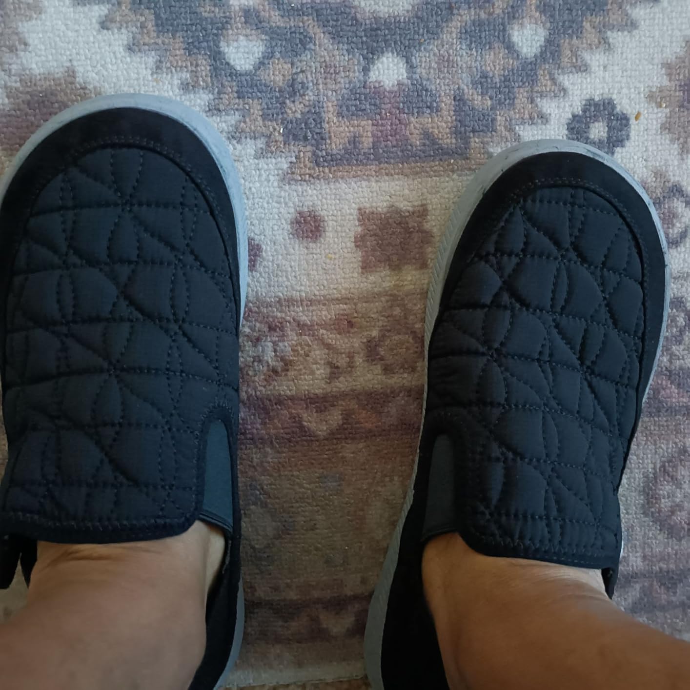 Mens Slippers for Plantar Fasciitis, House Shoes for Men with Arch Support customer photo 1
