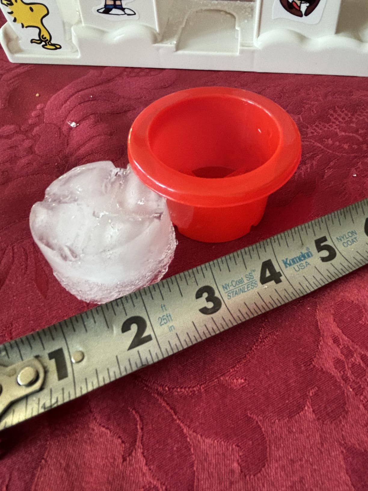 Cra-Z-Art Snoopy SNO-Cone Machine, Snow Cone Shaved Ice Maker Ice Shaver, Snoopy House Shaped Shaved Ice Maker Comes with Fruit Punch Flavor Packet, Ages 6 and Up, White customer photo 2