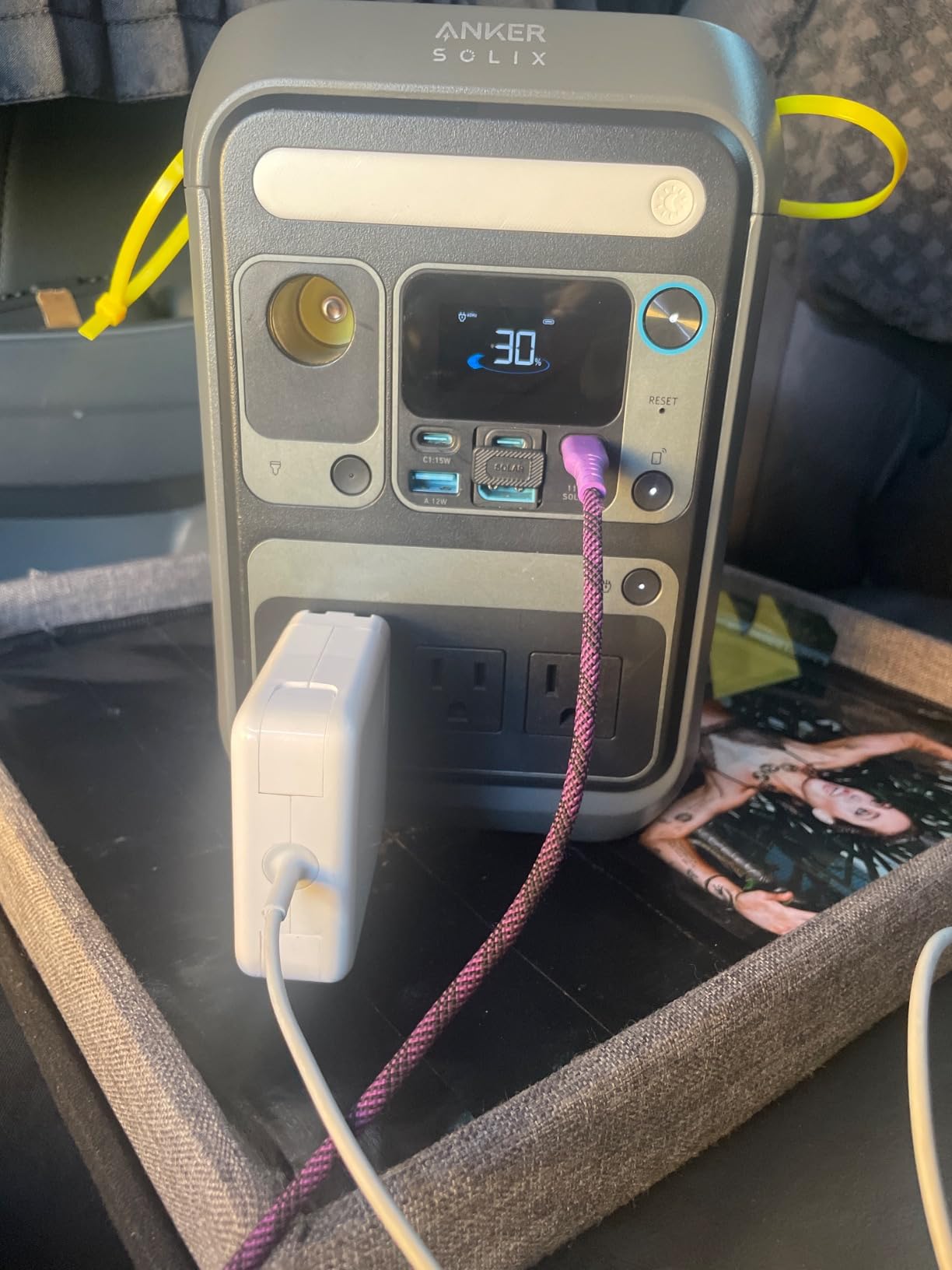 Anker SOLIX C300 Portable Power Station, 288Wh Solar Generator for Camping | LiFePO4 Backup Battery, 300W (600W Surge), 140W Two-Way Fast Charging, for Hunting, Travel, Blackout (Solar Panel Optional) customer photo 2
