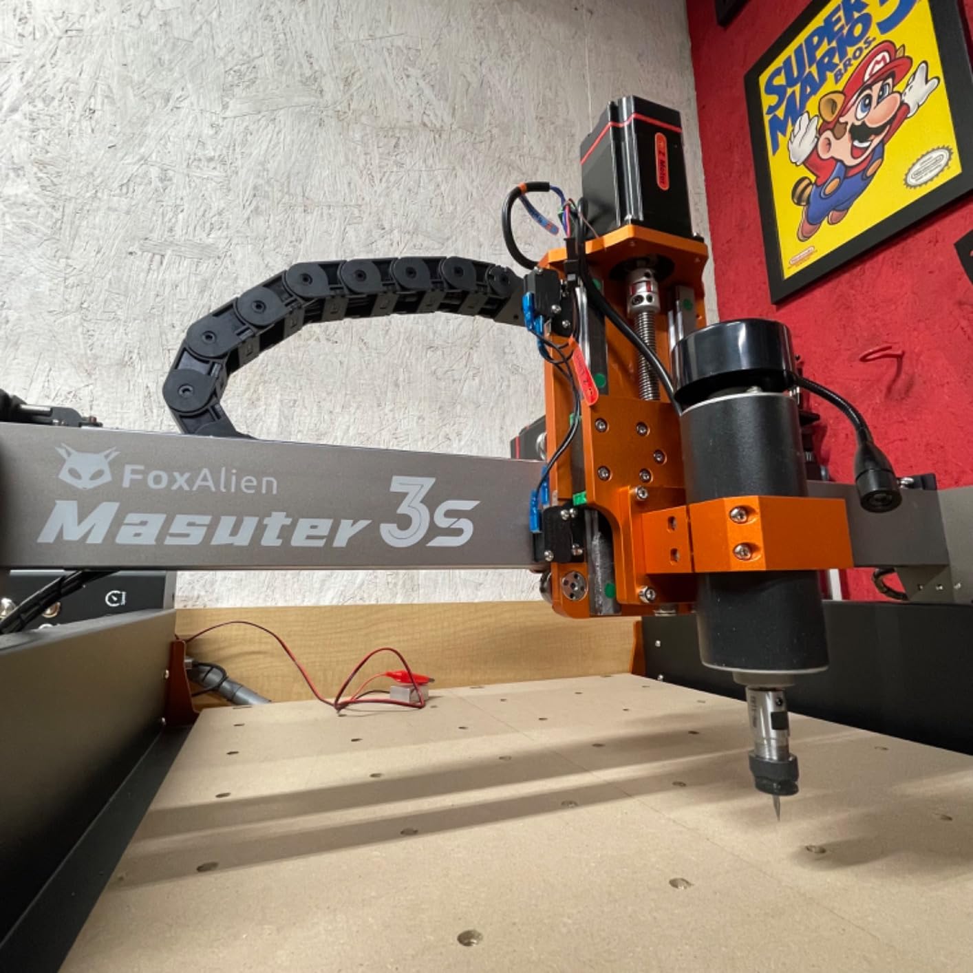 FoxAlien Masuter 3S CNC Router Machine with NEMA 23 Closed-Loop Stepper Motor, 400W Spindle 3 Axis Engraving Milling Machine for Wood Acrylic Aluminum Carving Cutting customer photo 1