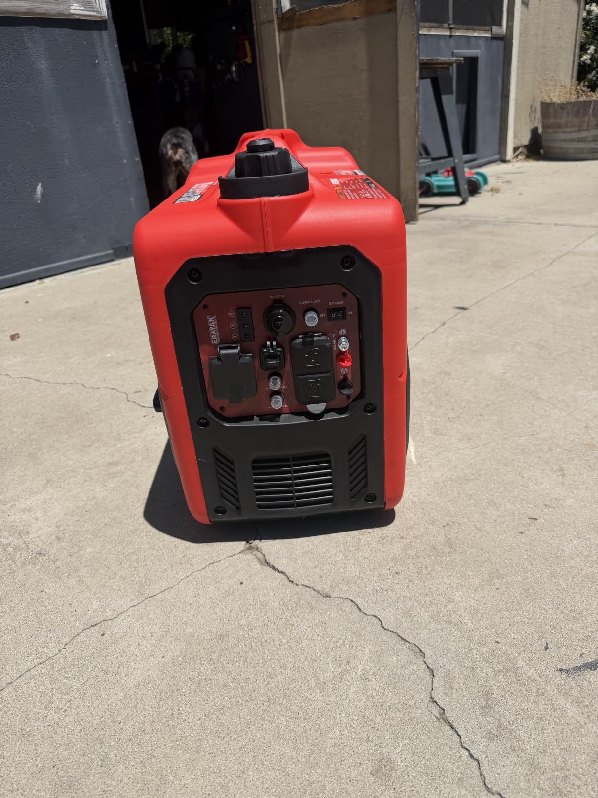 ERAYAK 4500W Portable Inverter Generator for Home Use, Super Quiet Small Generator for Camping Outdoor Emergency Power Backup, Gas Powered Engine, ECO Mode, EPA Compliant customer photo 1