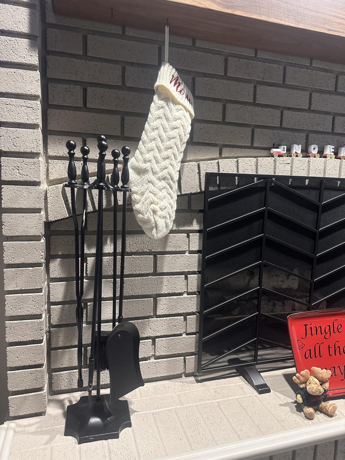 JupiterForce 5 Pieces Fireplace Tools Set Indoor Outdoor 31