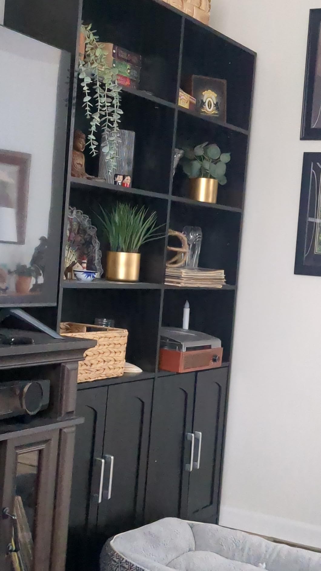 FACBOTALL Bookshelf and Bookcase with Doors, Double Wide Large Bookshelves | Industrial Open Display Shelves 6 Tier, 73'' Tall Bookshelf with Storage Cabinets for Office, Home, Living Room, Light Oak customer photo 2