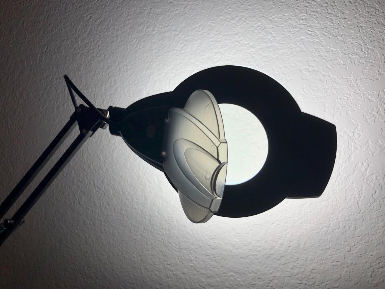 2200 Lumens Mag Lamp for Estheticians, 2-in-1 Magnifier Floor Light | 144 LED Stepless Dimmable, 10X Real Glass, Lighted Magnifying with 5 Wheel Rolling Stand for Craft Tattoo Lash & Facials Nail customer photo 2