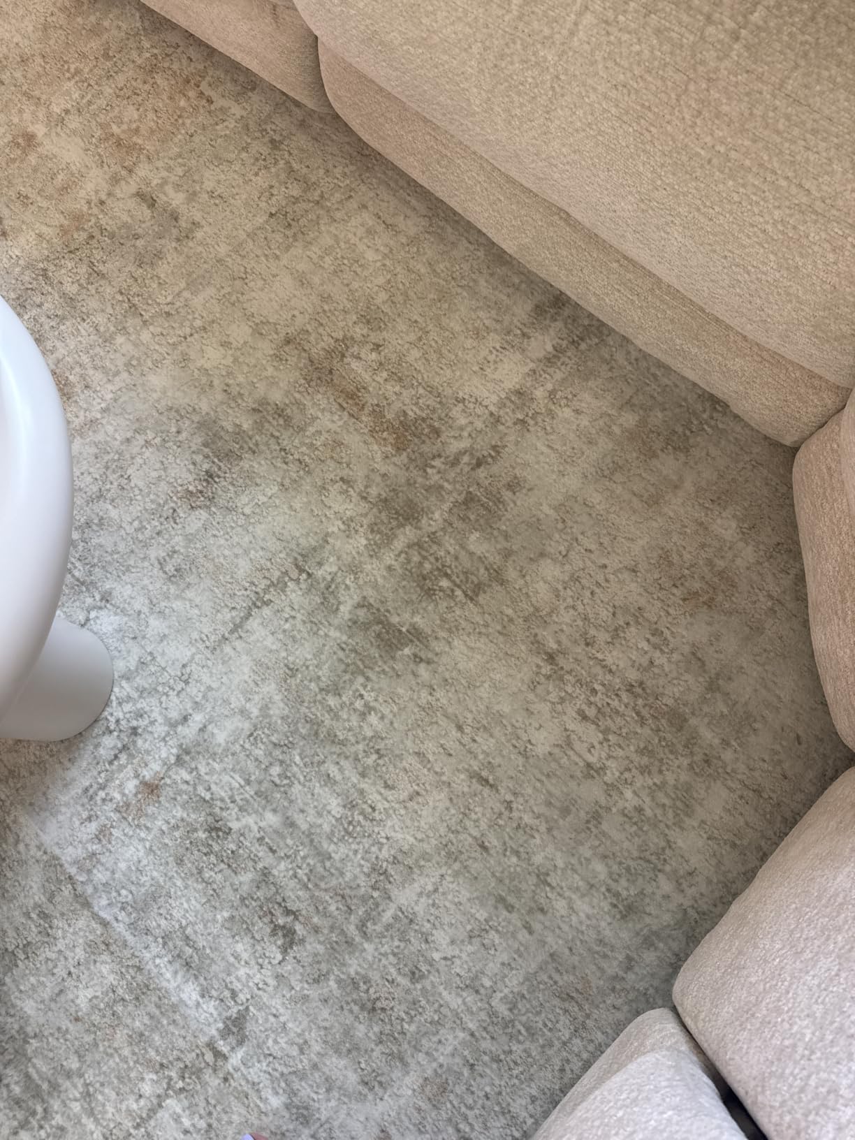 Area Rugs 6x9 Living Room: Washable Rug Modern Abstract Large Rug Soft Non Slip Neutral Rugs Stain Resistant Indoor Carpet for Bedroom Kitchen Dining Room Table Nursery Home Office Rugs(Beige,6'x9') customer photo 1
