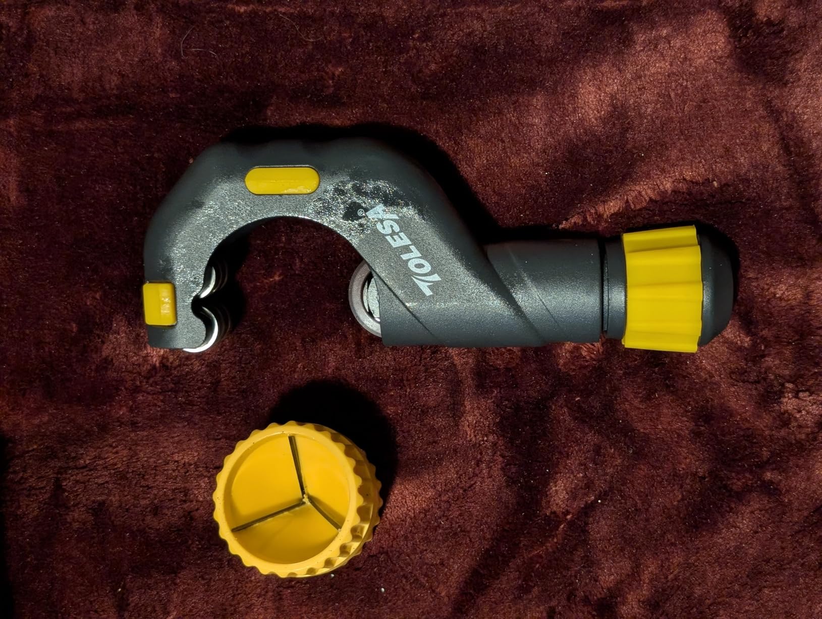 TOLESA Pipe Cutter Tool Heavy Duty 1/8''-2'' with Deburring Reaming Tool | Precise Clean Cuts, Easy to Use, for Stainless Steel, Copper, Aluminum, Brass, PVC customer photo 1