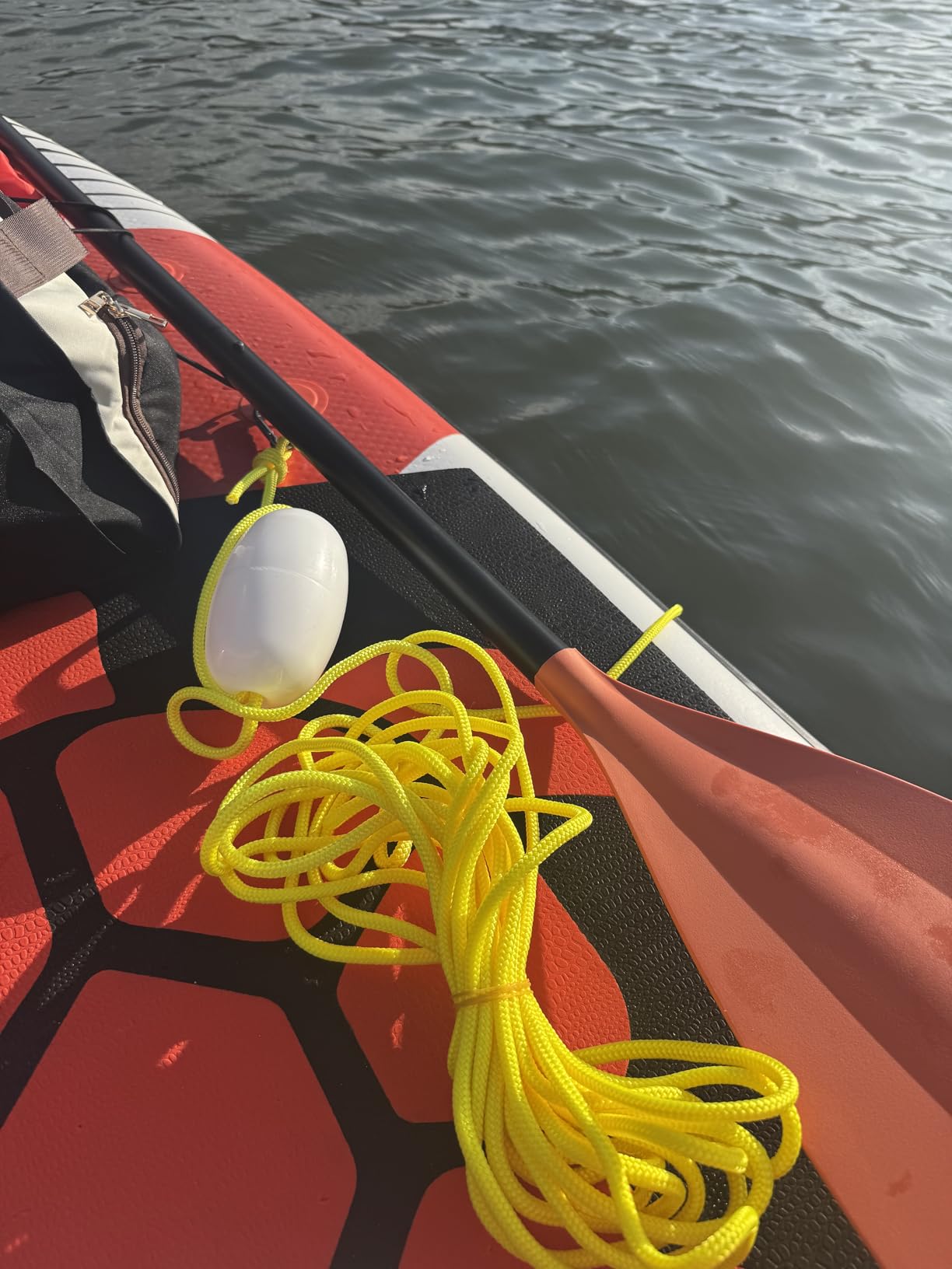 Dreizack Kayak Anchor Kit, 3.5 lb Folding Grapnel Boat Anchor Trolley Accessories with 40ft Rope and PVC Buoy for Fishing Kayaks SUP Paddle Boards Canoes Jet Ski PWC Inflatable Small Boats customer photo 1