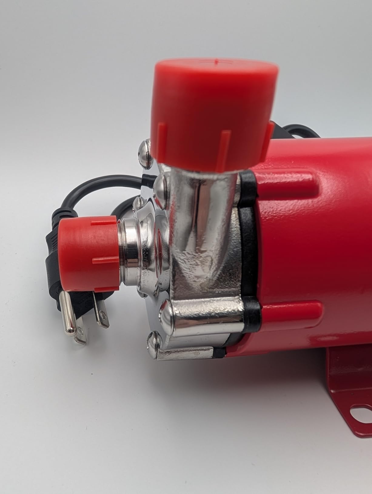 Wort Pump for Brewing, Food Grade Homebrew Magnetic Beer Pump 304 Stainless Head Wort Transfer Tool High Temp with Inline Switch 1/2