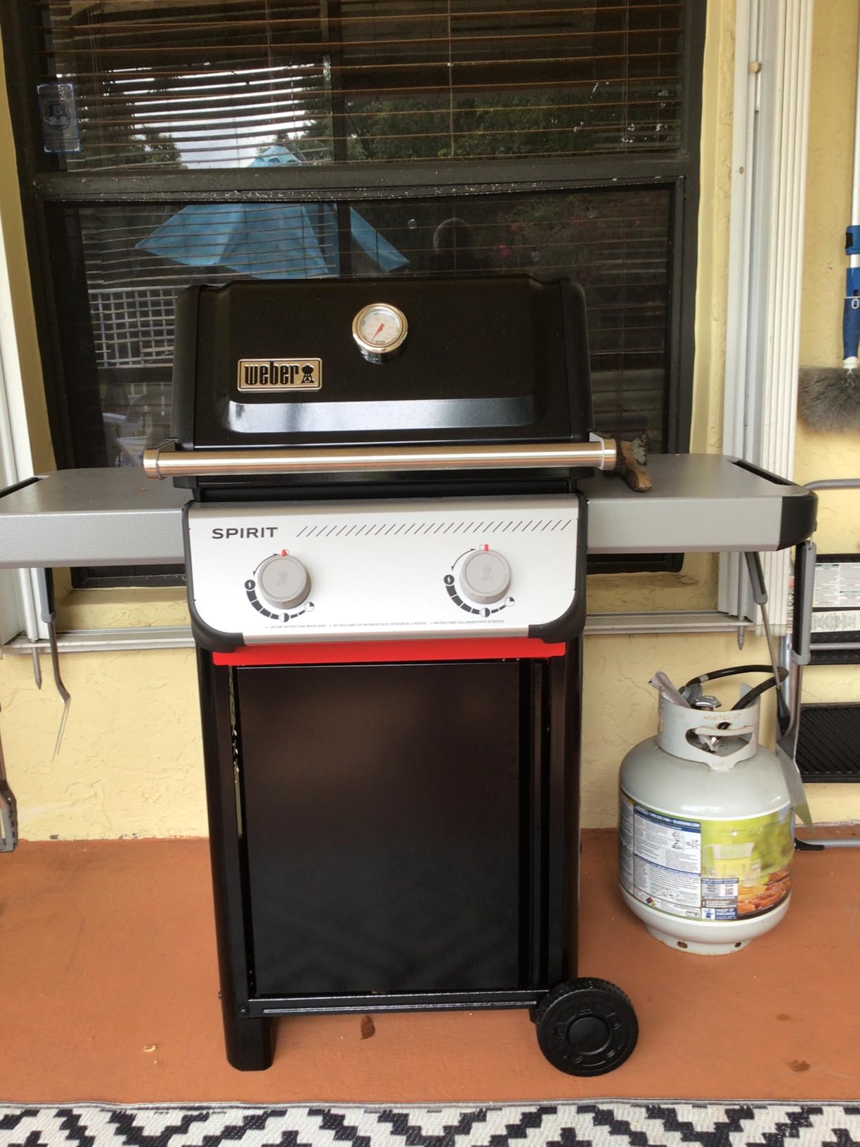 Weber Spirit E-210 Gas Grill, Outdoor Cooking, Small Propane Grill, Black | 2 Burners, Porcelain-Enameled Cast-Iron Grates, Snap-Jet Ignition, Weber Works Rails, BBQ Grill customer photo 2