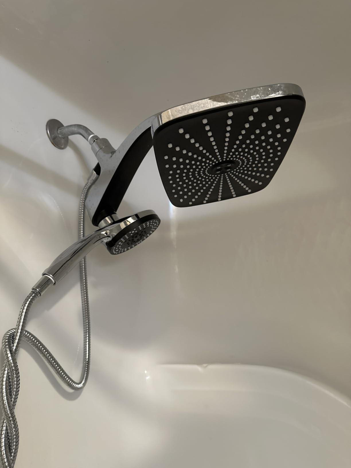 Rain Shower Head with Handheld Showerhead, Chrome 1.8GPM 460311 | 12