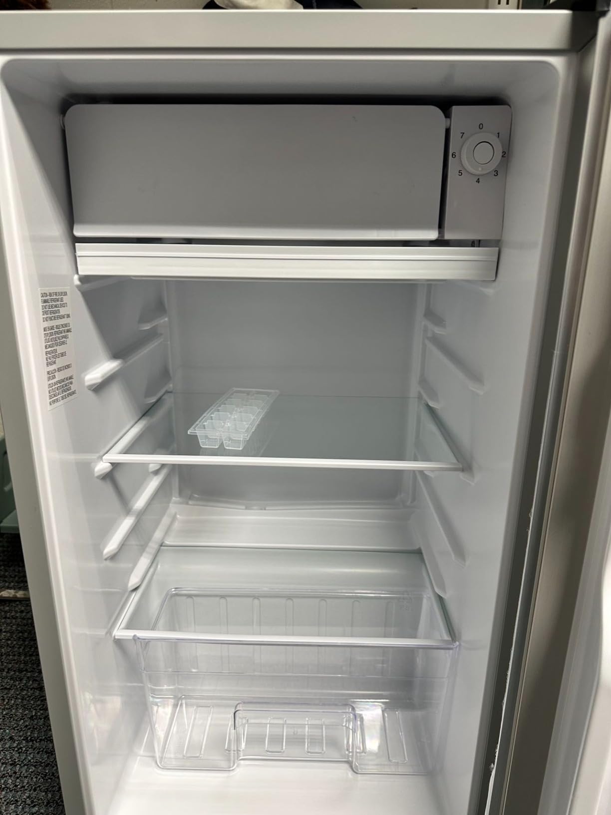 Manastin 4.5 Cu.Ft Mini Fridge Freezer for Dorm/Office, 2-Door, Quiet | 4.5 cu ft mini fridge with separate freezer, quiet 38dB for sleep, 7-level thermostat, adj shelves, for dorm/office/kitchen. customer photo 2