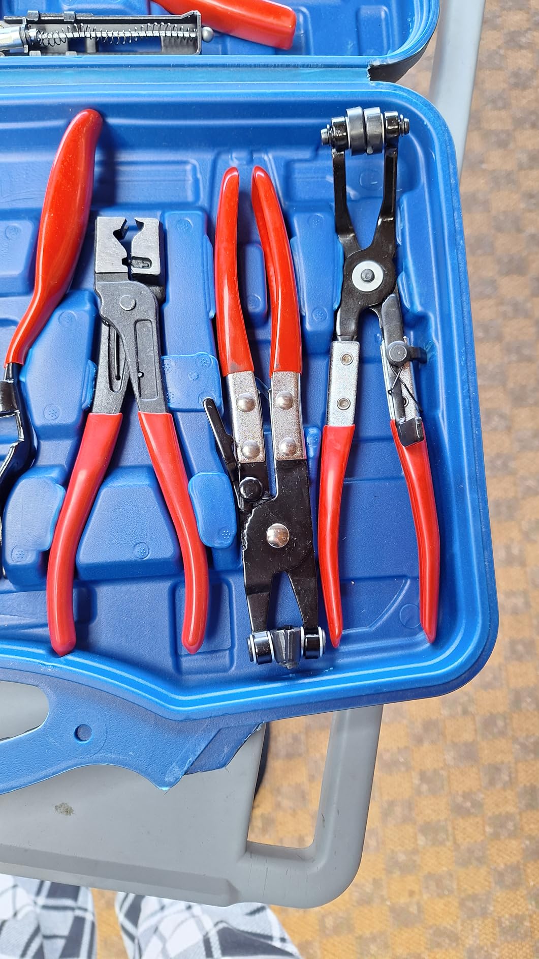 DPTOOL Hose Clamp Pliers Set 15pcs Hose Clamp Removal and Install Tool Kit | for Automotive Coolant Radiator Heater, Water Hose, Fuel Lines etc, with Electrical Disconnect Pliers, Hose Pinch off Pliers customer photo 2