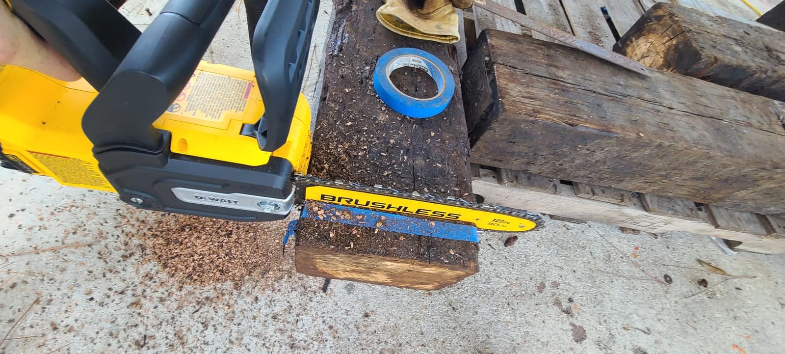 20V MAX 12 in. Cordless Battery Powered Chainsaw (Tool Only) customer photo 2