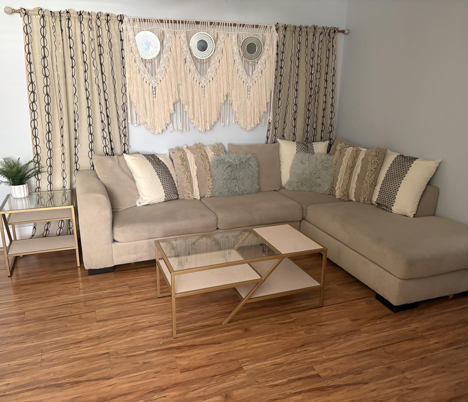 Area Rug 8x10 Washable Rug, Vintage Boho Medallion Rugs Non-Slip Soft Low Pile Large Distressed Rug Indoor Retro Carpet for Living Room Bedroom Dining Room Office Children's Room(Beige, 8'x10') customer photo 2
