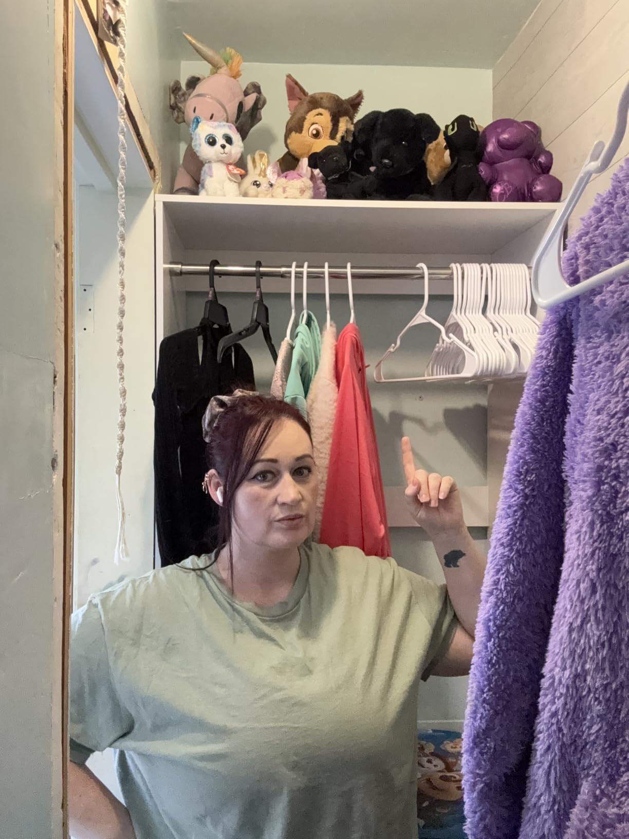 Aheaplus 2.5FT Closet System with 3 Drawers,29.5'' Closet Organizer, White customer photo 1