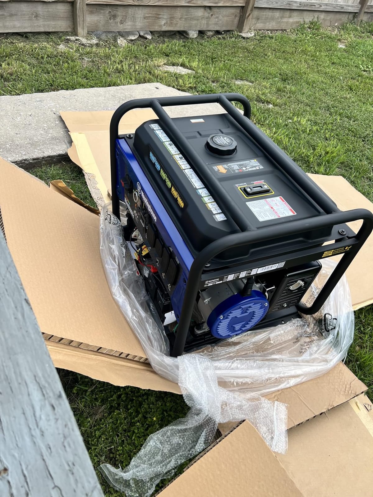 Westinghouse 13500 Peak Watt Dual Fuel Home Backup Portable Generator, Remote Electric Start, Transfer Switch Ready, Gas and Propane Powered customer photo 2