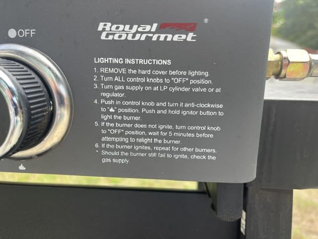 Royal Gourmet PD4001 4 Burner Propane Gas Griddle, Removable Standing Cart, Convertible to Tabletop Design, Black, Flat Top Grill with Hood for Camping, Tailgating, Backyard BBQ customer photo 1