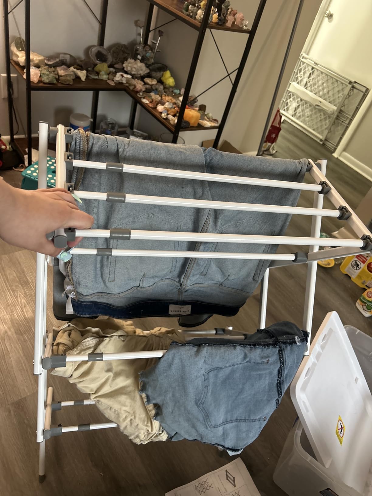 APEXCHASER 3-Tier Foldable Clothes Drying Rack, 37.6