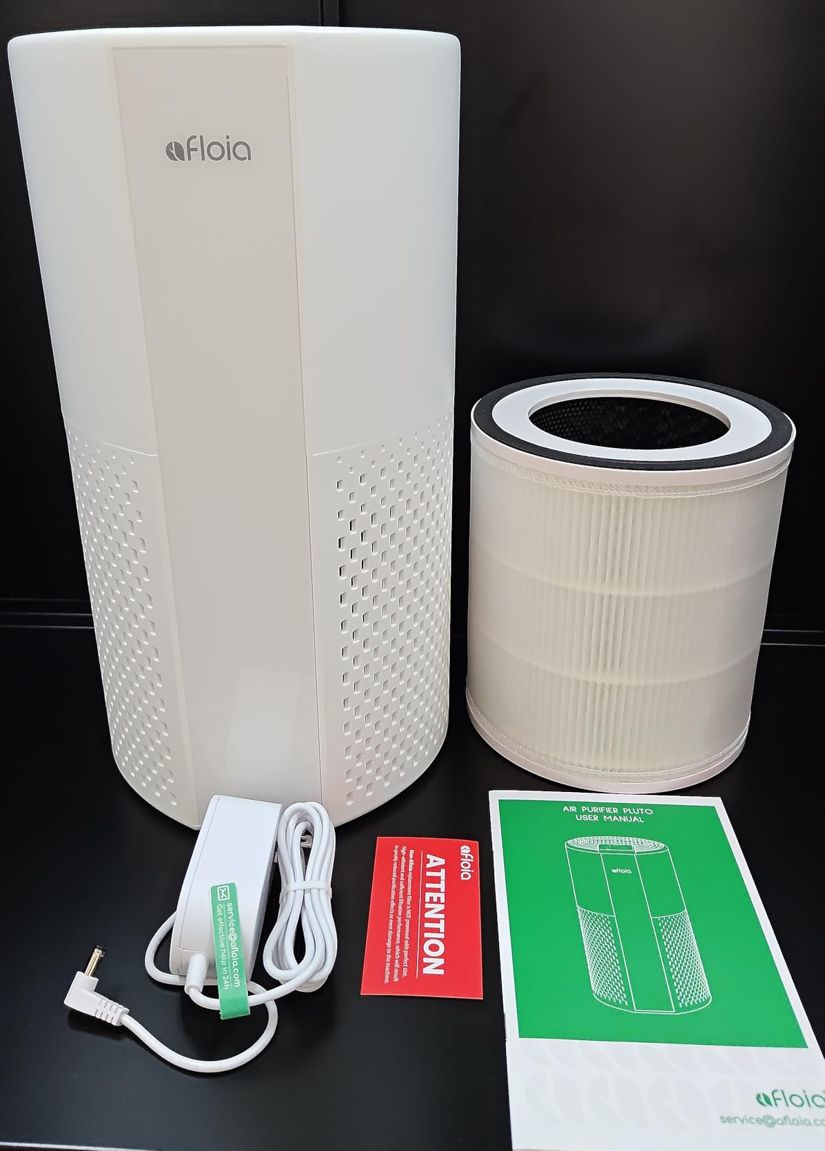 Afloia Air Purifier, 4-Stage Filter with Washable Pre-Filter, 1,076 ft² | PLUTO reduce pet dander, pollen, dust, mold, and smoke with a washable pre-filter, Sleep Mode, and whisper-quiet operation. customer photo 2