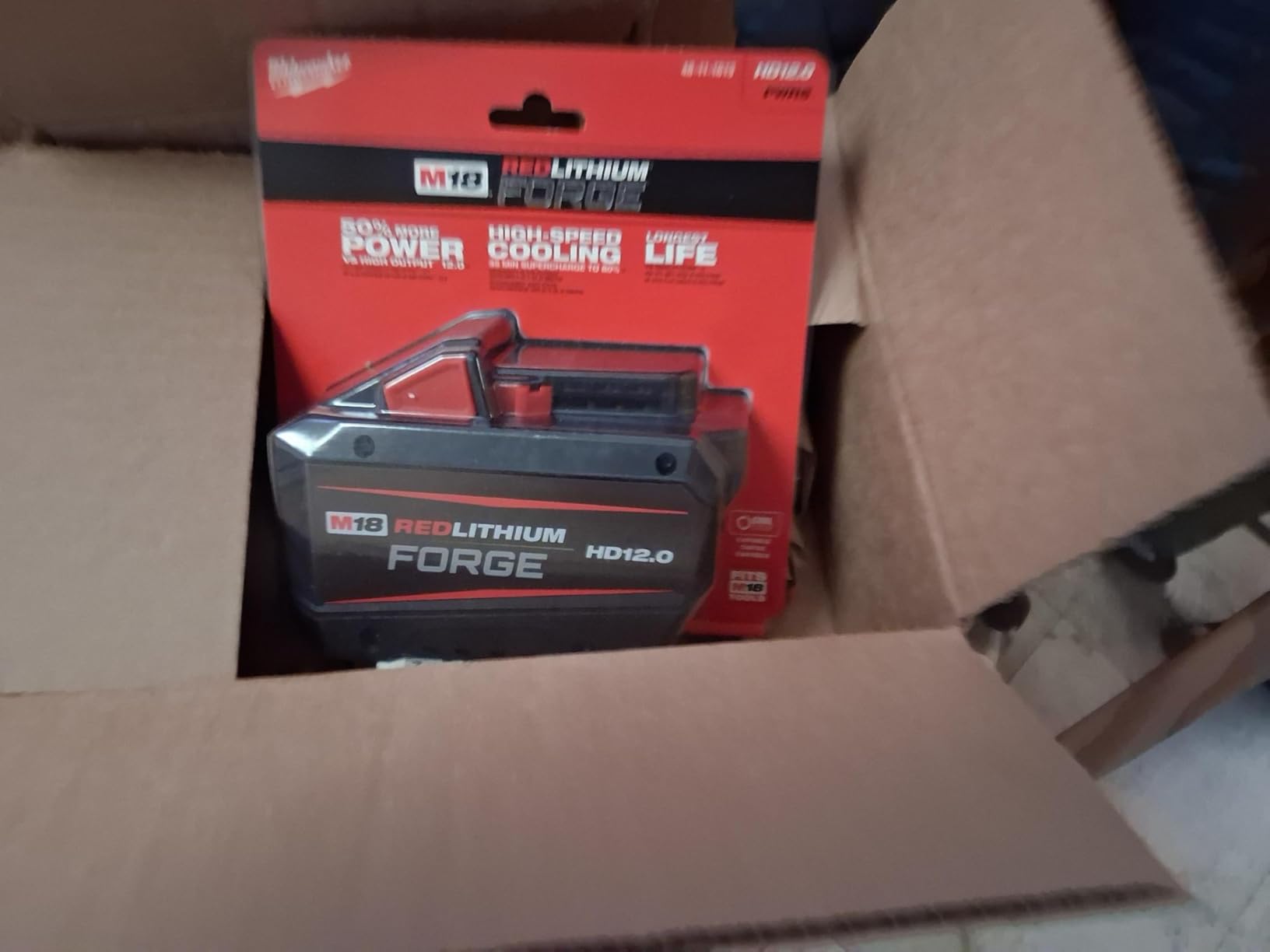 Milwaukee M18 REDLITHIUM Forge HD12.0 Battery Pack customer photo 1