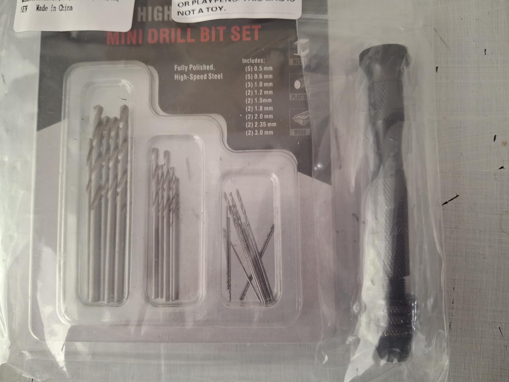 26 PCS Micro Drill Bit Set, Pin Vise Hand Drill Manual Jewelry w/Micro Drill Bits (0.5mm-2.5mm), Rotary Craft Drill for Jewelry Making, Resin, Wood, Plastic, Miniature, Beads, Clay customer photo 2