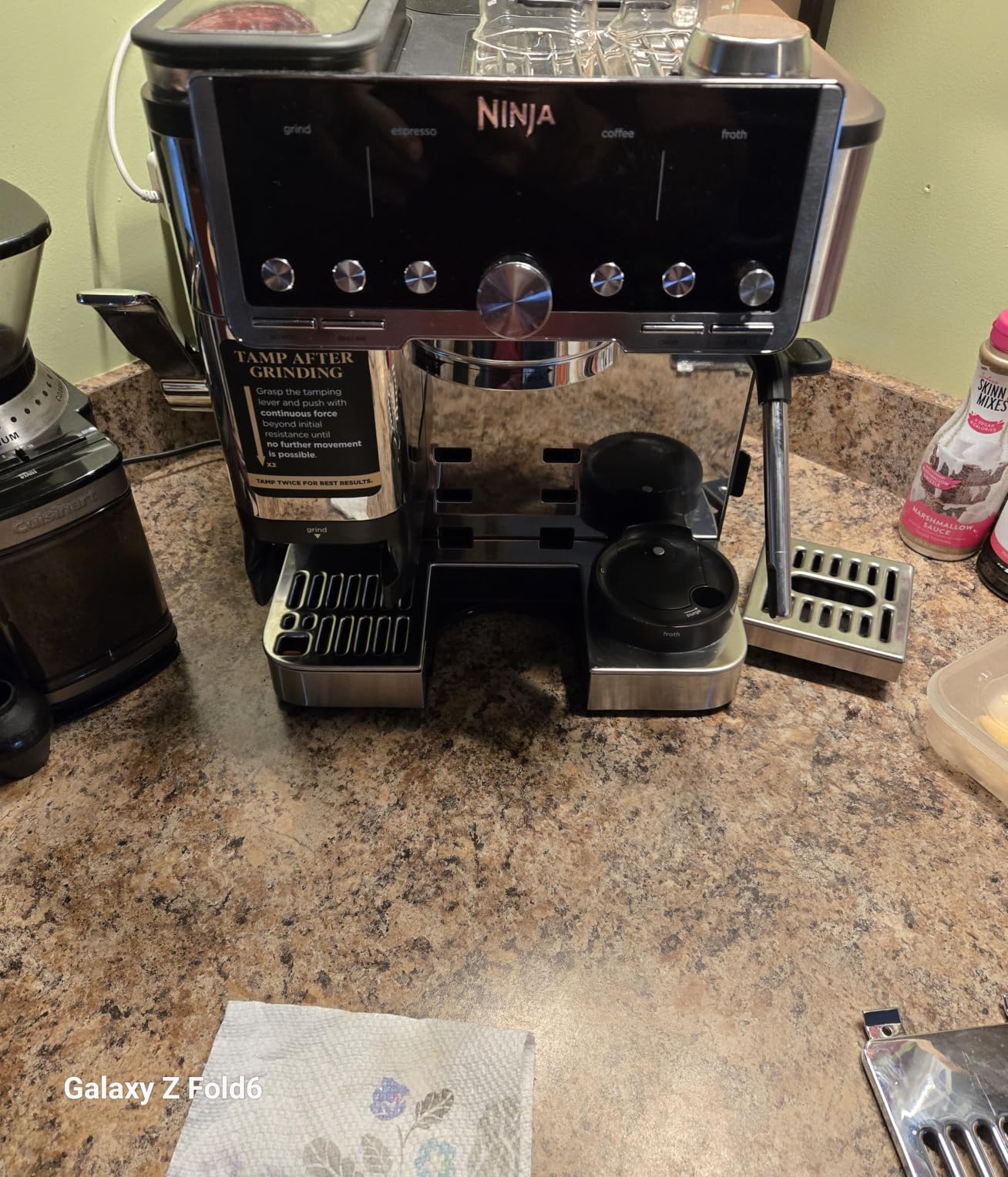 Ninja Luxe Café Pro Series, Espresso, Cold Brew, Hot Water, with Drip Coffee, Integrated Tamper, Built-in Grinder, Hands-Free Frother customer photo 1