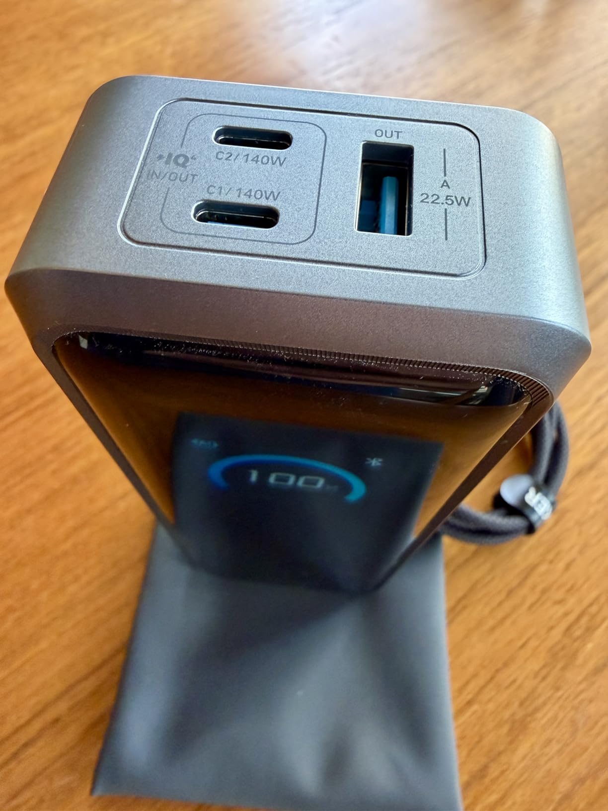 Anker Prime Power Bank, 26,250mAh 300W Fast Charging | 3-Port Portable Charger, Two-Way Charging, TSA-Approved, App Control, for MacBook, iPhone 17 / 16 Series (Base Not Included) customer photo 1