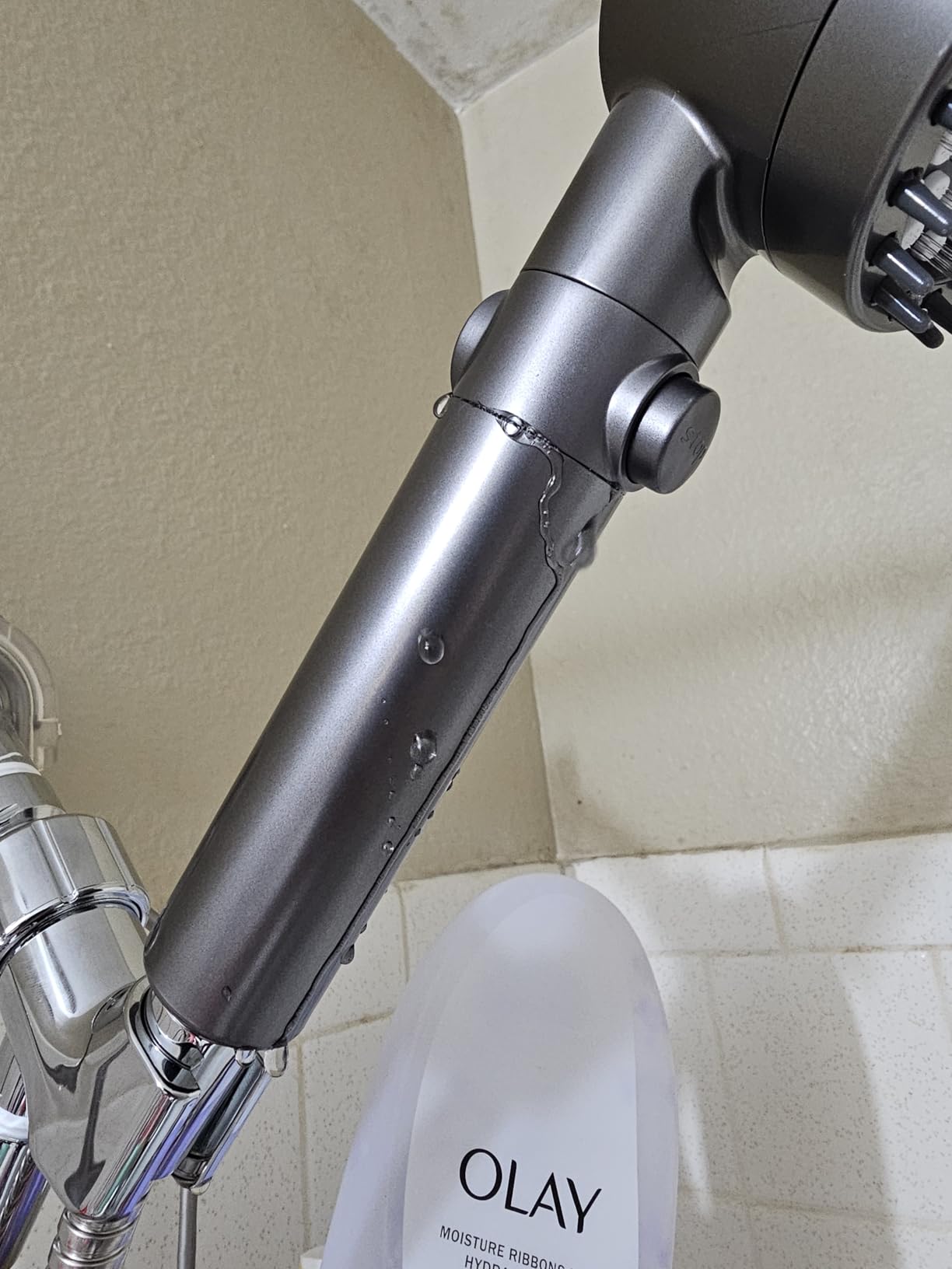 FEELSO Filtered Shower Head with Handheld, High Pressure Shower Filter Head | ON/OFF Switch, Anti-clog Nozzles, 4 Spray Showerhead with Filters for Hard Water, Remove Chlorine, Reduce Dry Itchy Skin customer photo 1