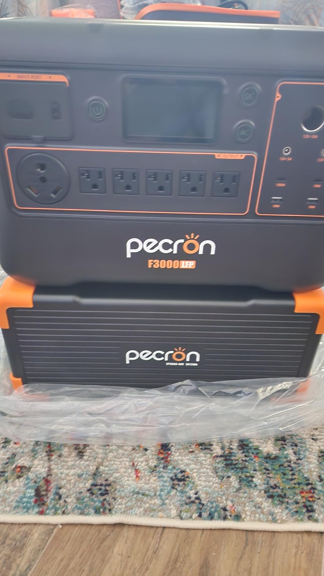 PECRON Portable Power Station F3000LFP, 3072Wh Solar Generator, 3600W LiFePO4 Battery Home Backup, Fast Charging Power Station Expand Capacity to 10752Wh, Solar Generators for Home Use, Camping, RV customer photo 1