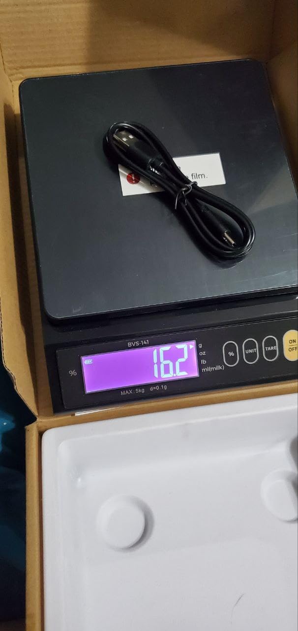 Bonvoisin Baking Scale 0.1 Gram Accuracy Digital Scale for Kitchen, Candle, Soap and Sourdough Bread Making, with Percentage Weighing Function, Weigh in Grams, Pounds and Ounces (10 lb) customer photo 2
