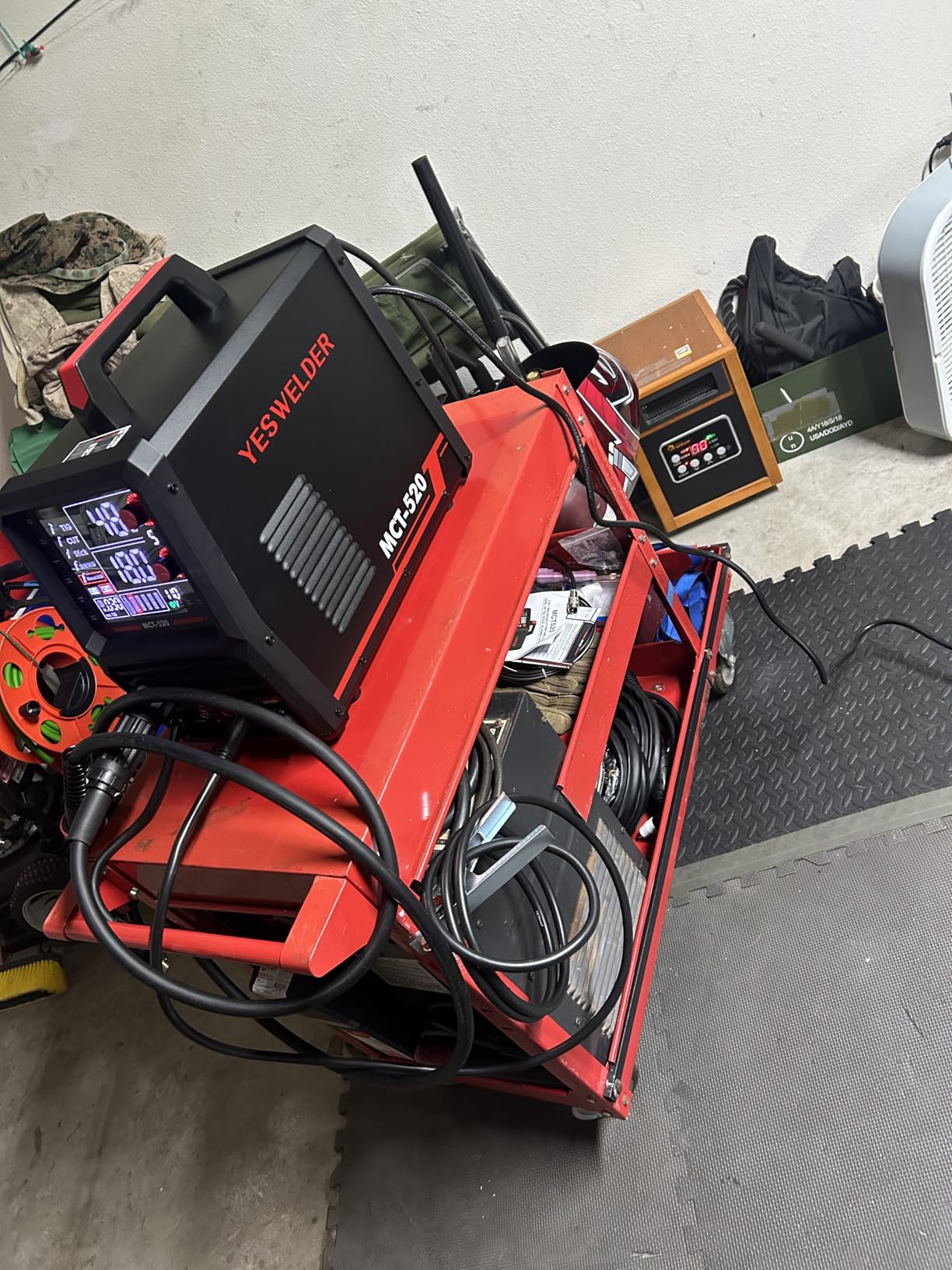 YESWELDER 6-in-1 Welder & Plasma Cutter Combo, 110V/220V MCT-520 | MIG/Flux Core/CUT/TIG/Stick/Spool Gun Compatible, 7